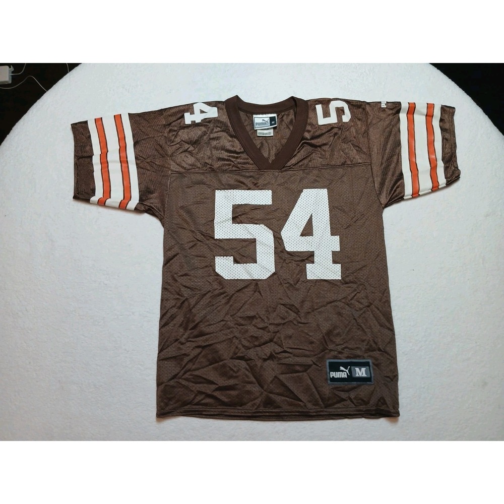 Vintage PUMA‎ Cleveland Browns Spielman #54 NFL Jersey Brown Size M